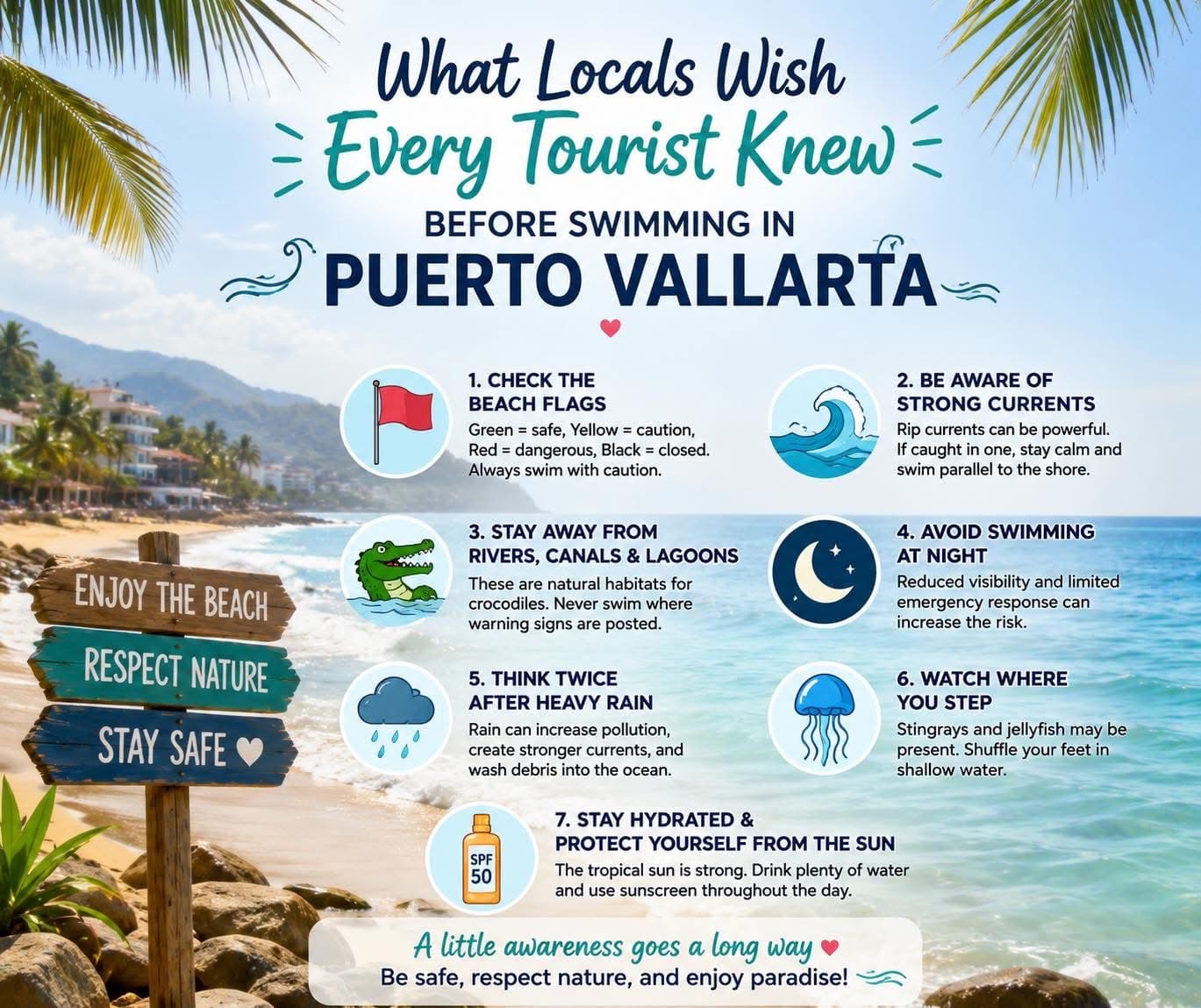 🌊 What Locals Wish Every Tourist Knew Before Swimming in Puerto Vallarta